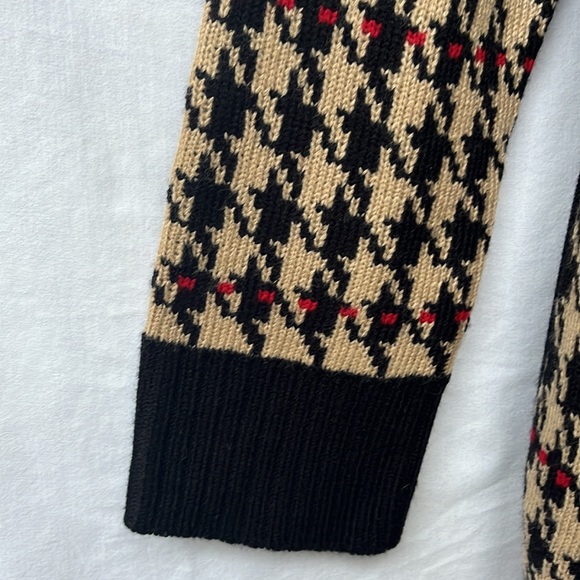 NWT Anne Klein Houndstooth Sweater Cardigan.  SzLG - Picture 3 of 16